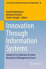 Innovation Through Information Systems