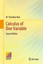 Calculus of One Variable