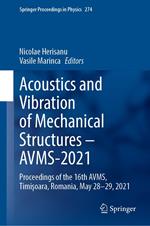 Acoustics and Vibration of Mechanical Structures – AVMS-2021