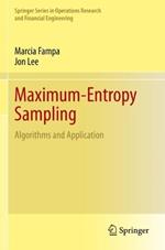 Maximum-Entropy Sampling: Algorithms and Application