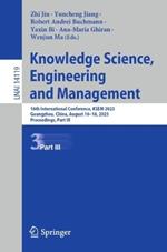 Knowledge Science, Engineering and Management: 16th International Conference, KSEM 2023, Guangzhou, China, August 16–18, 2023, Proceedings, Part III