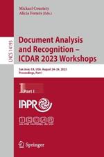 Document Analysis and Recognition – ICDAR 2023 Workshops: San José, CA, USA, August 24–26, 2023, Proceedings, Part I