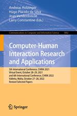 Computer-Human Interaction Research and Applications