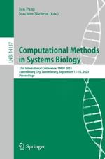 Computational Methods in Systems Biology: 21st International Conference, CMSB 2023, Luxembourg City, Luxembourg, September 13–15, 2023, Proceedings