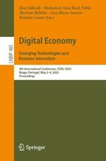 Digital Economy. Emerging Technologies and Business Innovation: 8th International Conference, ICDEc 2023, Braga, Portugal, May 2–4, 2023, Proceedings