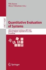 Quantitative Evaluation of Systems: 20th International Conference, QEST 2023, Antwerp, Belgium, September 20–22, 2023, Proceedings