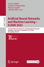 Artificial Neural Networks and Machine Learning – ICANN 2023