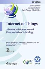 Internet of Things. Advances in Information and Communication Technology: 6th IFIP International Cross-Domain Conference, IFIPIoT 2023, Denton, TX, USA, November 2–3, 2023, Proceedings, Part II
