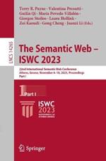 The Semantic Web – ISWC 2023: 22nd International Semantic Web Conference, Athens, Greece, November 6–10, 2023, Proceedings, Part I