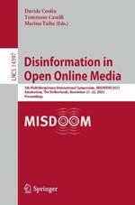 Disinformation in Open Online Media: 5th Multidisciplinary International Symposium, MISDOOM 2023, Amsterdam, The Netherlands, November 21–22, 2023, Proceedings