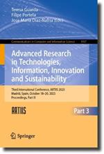 Advanced Research in Technologies, Information, Innovation and Sustainability: Third International Conference, ARTIIS 2023, Madrid, Spain, October 18–20, 2023, Proceedings, Part III