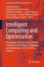 Intelligent Computing and Optimization