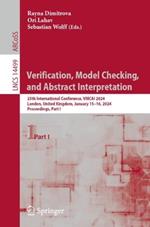 Verification, Model Checking, and Abstract Interpretation: 25th International Conference, VMCAI 2024, London, United Kingdom, January 15–16, 2024, Proceedings, Part I