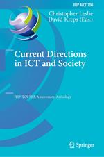 Current Directions in ICT and Society