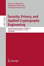 Security, Privacy, and Applied Cryptography Engineering: 13th International Conference, SPACE 2023, Roorkee, India, December 14–17, 2023, Proceedings