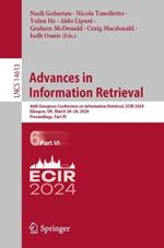Advances in Information Retrieval: 46th European Conference on Information Retrieval, ECIR 2024, Glasgow, UK, March 24–28, 2024, Proceedings, Part VI