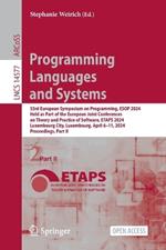 Programming Languages and Systems: 33rd European Symposium on Programming, ESOP 2024, Held as Part of the European Joint Conferences on Theory and Practice of Software, ETAPS 2024, Luxembourg City, Luxembourg, April 6–11, 2024, Proceedings, Part II