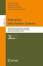 Enterprise Information Systems: 25th International Conference, ICEIS 2023, Prague, Czech Republic, April 24–26, 2023, Revised Selected Papers, Part II