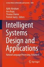 Intelligent Systems Design and Applications: Natural Language Processing, Volume 4