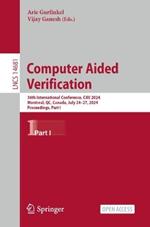 Computer Aided Verification: 36th International Conference, CAV 2024, Montreal, QC, Canada, July 24–27, 2024, Proceedings, Part I