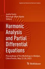 Harmonic Analysis and Partial Differential Equations