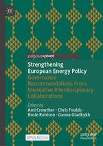 Strengthening European Energy Policy