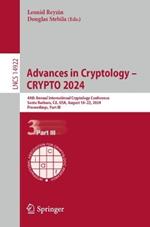 Advances in Cryptology – CRYPTO 2024: 44th Annual International Cryptology Conference, Santa Barbara, CA, USA, August 18–22, 2024, Proceedings, Part III