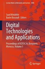 Digital Technologies and Applications: Proceedings of ICDTA'24, Benguerir, Morocco, Volume 1