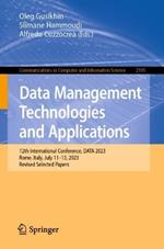 Data Management Technologies and Applications: 12th International Conference, DATA 2023, Rome, Italy, July 11–13, 2023, Revised Selected Papers