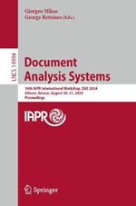 Document Analysis Systems: 16th IAPR International Workshop, DAS 2024, Athens, Greece, August 30–31, 2024, Proceedings