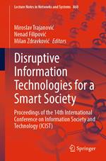 Disruptive Information Technologies for a Smart Society