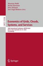 Economics of Grids, Clouds, Systems, and Services: 20th International Conference, GECON 2024, Rome, Italy, September 26–27, 2024, Proceedings