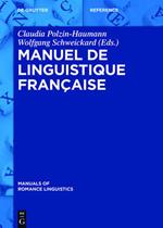 Manuel de linguistique francaise