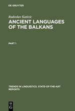 Ancient Languages of the Balkans: n.a.