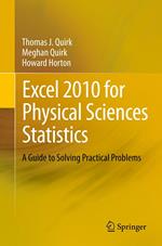 Excel 2010 for Physical Sciences Statistics