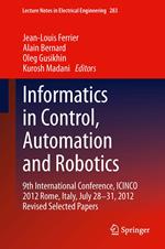 Informatics in Control, Automation and Robotics