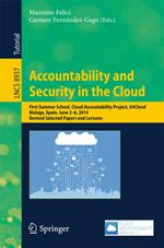 Accountability and Security in the Cloud