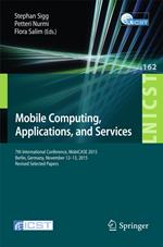 Mobile Computing, Applications, and Services