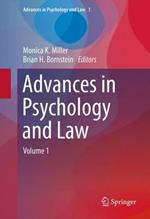 Advances in Psychology and Law: Volume 1