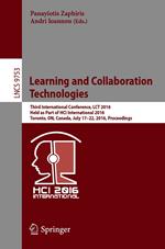 Learning and Collaboration Technologies