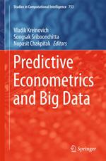 Predictive Econometrics and Big Data