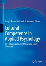 Cultural Competence in Applied Psychology