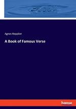 A Book of Famous Verse