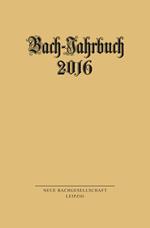 Bach-Jahrbuch 2016