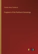 Fragment of the Parkhurst Genealogy