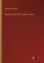 Manual of the birds of New Zealand