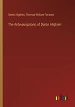 The Ante-purgatorio of Dante Alighieri