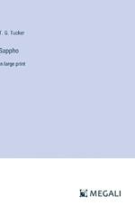 Sappho: in large print