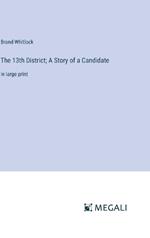 The 13th District; A Story of a Candidate: in large print