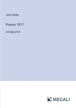 Poems 1817: in large print